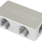 Aeroflow AF456-02-04S Compact Distribution Block 2 In 4 Out All Port S 1/8" NPT