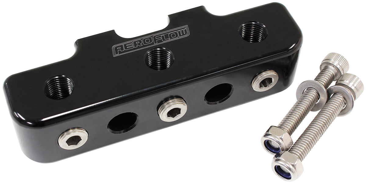 Pressure Sensor Block - Black (With X9 1/8" NPT)