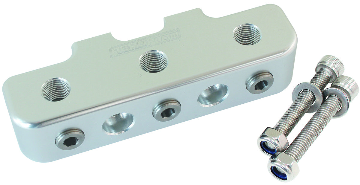 Pressure Sensor Block - Silver (With X9 1/8" NPT)