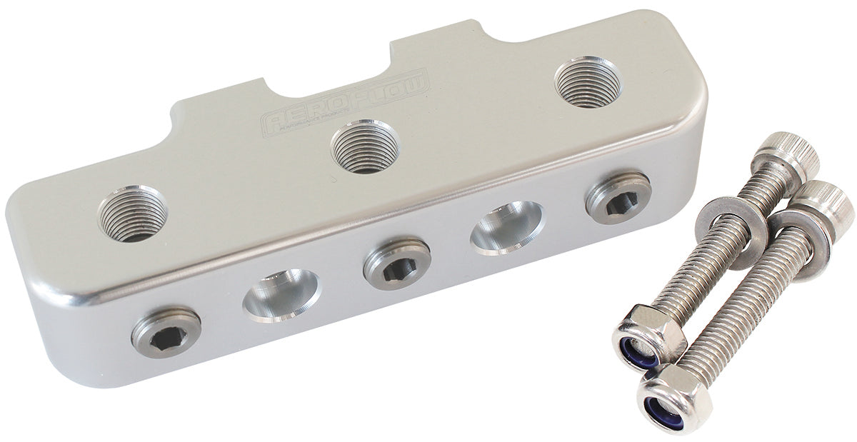 Pressure Sensor Block - Silver (With X9 1/8" NPT)