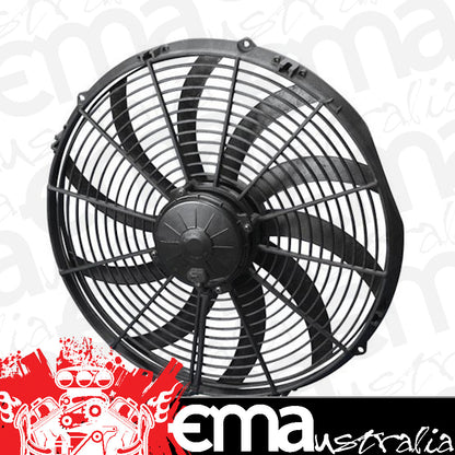 SPAL Automotive USA SPEF3634 16" Extreme Electric Thermo Fan 3000 Cfm - Puller Type w/ Curved Blades 26 Amps