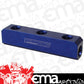 Aeroflow Performance Products AF457-12 Fuel Block Log Type -12ORB Blue 2 x-12 Side 2x -12 Top