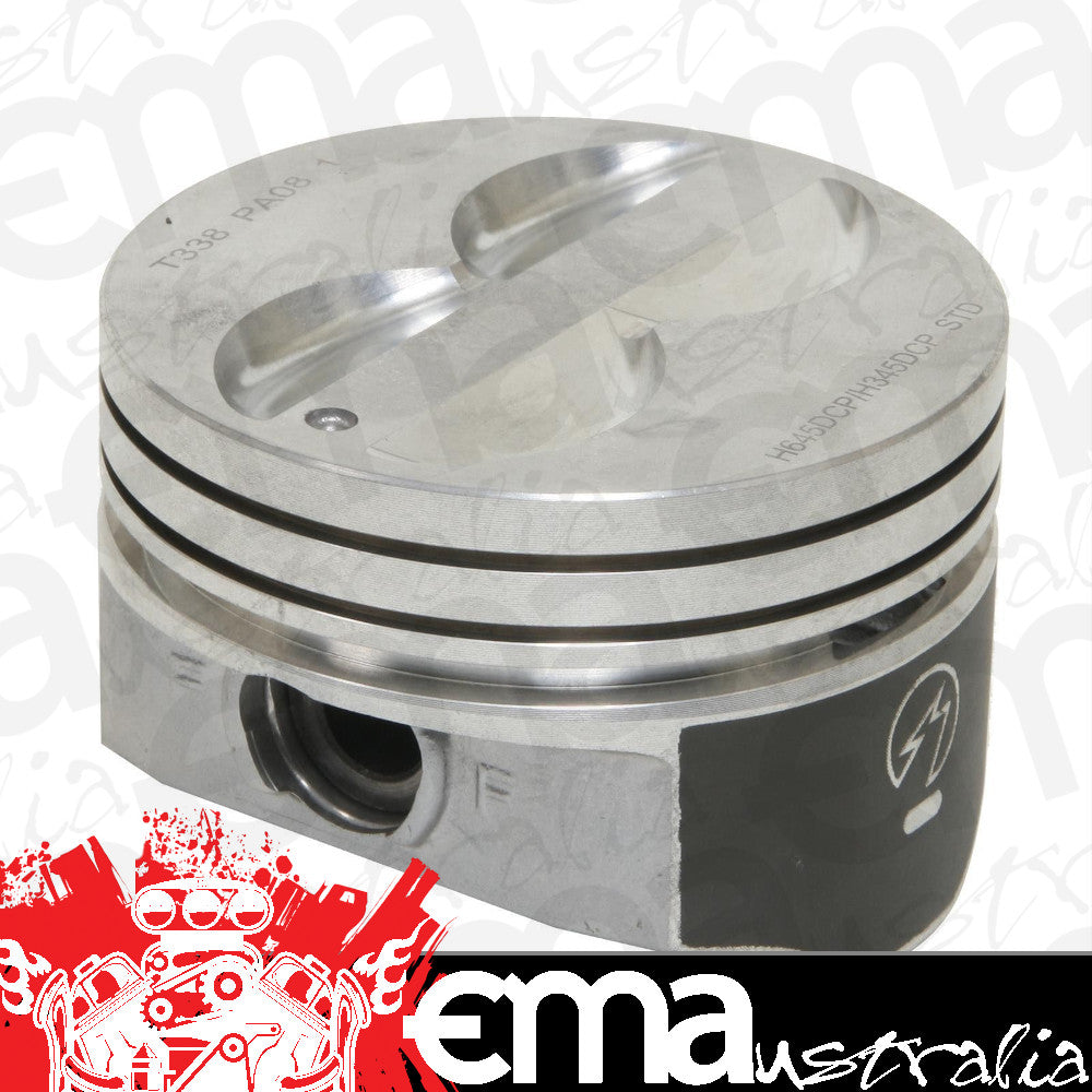 Speed Pro SPH345DCP-040 Sph345Dcp 040 Chev SB 350 V8 Flat Top Hypereutectic Pistons +040