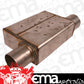 Spintech SPIN-1545-SS Sprint Car Muffler 3-1/2" Inlet To 3" Tapered Outlet Side Inline S/Steel