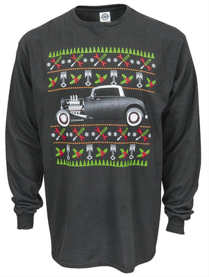 Hotrod Christmas Long Sleeve T-Shirt *Special Order Only* (SPJ-CU4445)