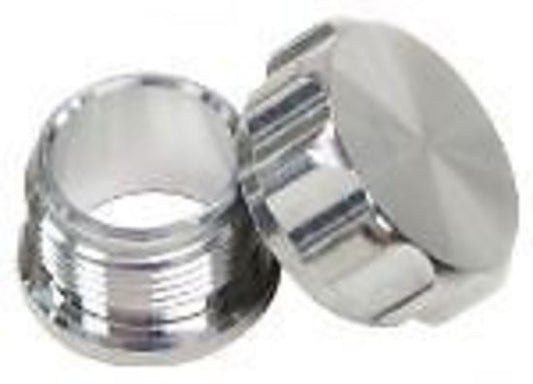 Aeroflow AF460-24 1.5" Alum Weld Bung & Cap Raw Alloy Finish