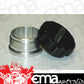 Aeroflow AF460-24BLK 1.5" Alum Weld Bung & Cap Raw Weld On / Black Cap