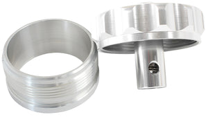 Aeroflow AF460-32-RV 2" Alum Weld Bung & Cap Raw with Roll Over Valve