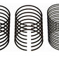 Speed Pro SPR9771045 Plasma Moly File Fit V8 Piston Ring Set