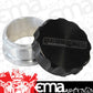 Aeroflow AF460-40BLK 2-1/2" Alum Weld Bung & Cap Raw Weld On / Black Cap