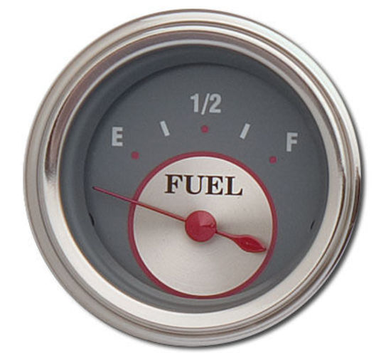 Classic Instruments SS13SLF Silver - Fuel Gauge 16-158 OHM 2-1/8"