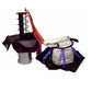 Stroud SS4104801-1 Super Gas Small Spring Launcher Chute System Black Chute up to 170 MPH SS4104801-1