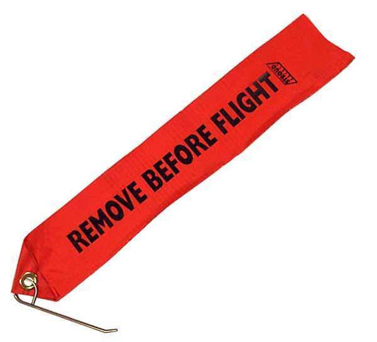 Stroud SS475 PARACHUTE WARNING FLAG "REMOve BEFORE FLIGHT" RED SS475