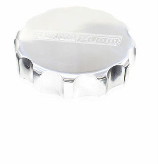 Aeroflow AF463-0042S Aeroflow Radiator Cap Cover Large Style Cap Silver