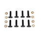 Strange STB1300HSTKIT Strange 3/8"-24 Axle Retainer T-Bolt & Nut Kit (Set of 8)