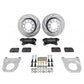 Strange STB1708WC Strange 4 Spot Rear Disc Brake Kit suits Early Big Ford Housing Ends