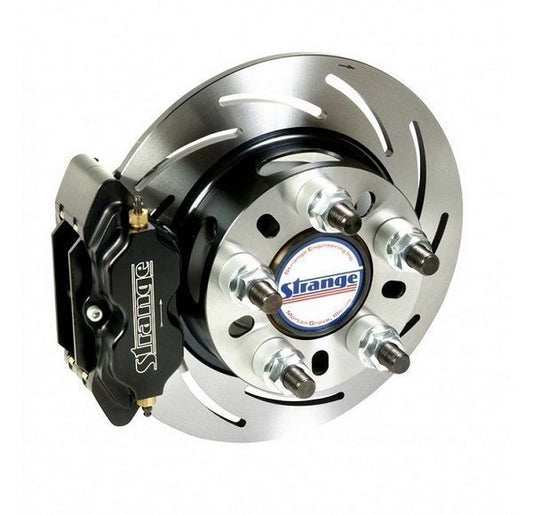 Strange STB1708WC Strange 4 Spot Rear Disc Brake Kit suits Early Big Ford Housing Ends