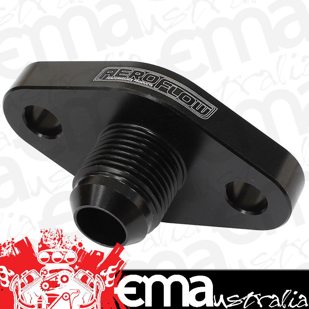 Aeroflow AF463-06 Turbo Drain Adapter -10AN 51mm Hole Centres O-Ring Seal