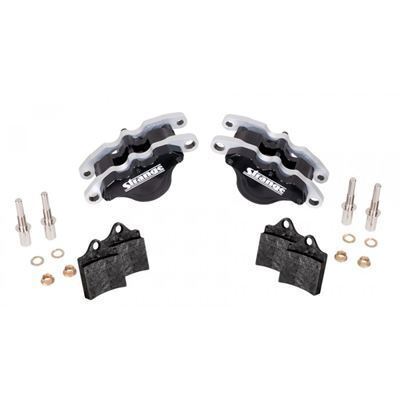 Strange STB1822 Carbon Single 2' Piston Caliper Slider Assm & Pads for 10' Rotors- Pr