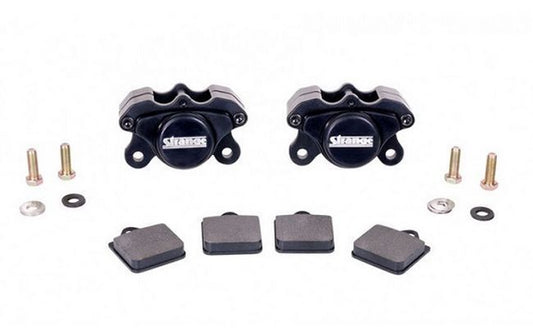 Strange STB1825 Pro Race 2 Piston Brake Caliper Kit w/ Soft Metallic Pads