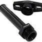 Turbo Drain Adapter (With 100mm x 19mm Barb, 38-44mm Hole Centres. Black Finish.)