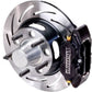 Strange STB4145WC Disc Brakes Front Steel Slotted Rotors 4-Piston Black Powdercoated Calipers Ford Kit