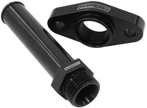 Turbo Drain Adapter (With 100mm x 19mm Barb, 51mm Hole Centre. Black Finish.)