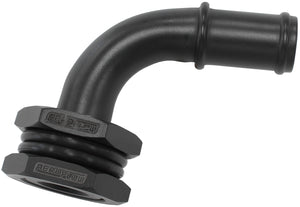 Aeroflow AF463-31 BULKHEAD 90 TURBO DRAIN 5/8 BARB OIL PAN SUMP ADAPTER