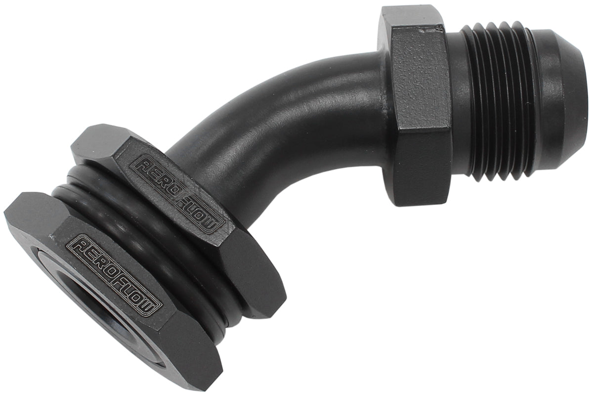 Turbo Drain Bulkhead (45Â° With -10AN Male)