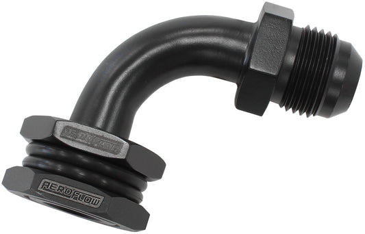 Turbo Drain Bulkhead (90Â° With -10AN Male)