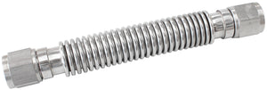 Flexible Turbo Drain Hose - Stainless Steel (-10AN, 8" OAL (200mm))