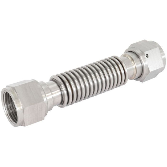 Aeroflow Performance AF463-40 -12AN Flexible Turbo Drain Hose 150mm Long 304 Stainless Steel. 5.9" (150mm) Overall Length