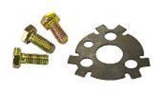 Aeroflow AF463-50 Sb & Bb Chev Cam Locking Plateand Grade 8 Bolt Set
