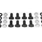 Strange STH1133STKIT Axle Housing End Fasteners T-Bolts 3/8-24 In. Thread Steel Black Oxide Nuts Chrysler 8.75 In. Kit