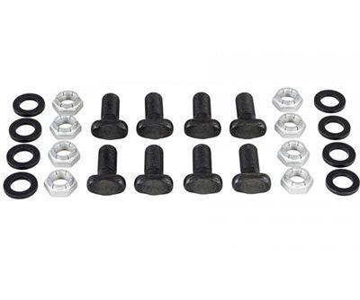 Strange STH1133STKIT Axle Housing End Fasteners T-Bolts 3/8-24 In. Thread Steel Black Oxide Nuts Chrysler 8.75 In. Kit