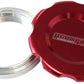 Aeroflow AF465-24R 1.5" Weld Bung & Red Cap Low Profile Female Weld-On