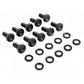 Strange STN1975 Strange ARP 12Pt Ring Gear Bolt Set w/ Washers 7/16"-20 x 1" Uhl