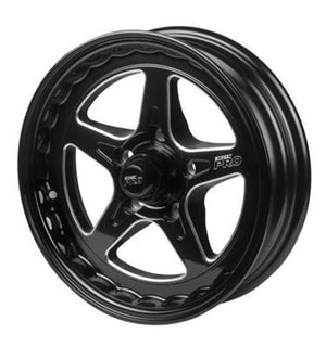 Street Pro Wheels STP002-154000F-BK Street Pro Ll Convo Wheel Black 15X4' Ford Bolt Circle 5 X 4.50' 13 2.0' Back Space