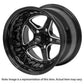 Street Pro Wheels STP002-157005F-BK Street Pro Ll Convo Wheel Black 15X7' Ford For Mazda Bolt Circle 5X 4.50' 12 4.50' Back Space