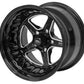 Street Pro Wheels STP002-158001F-BK Street Pro Ll Convo Wheel Black 15X8.5' Ford Bolt Circle 5X 4.50' 6 5.0' Back Space
