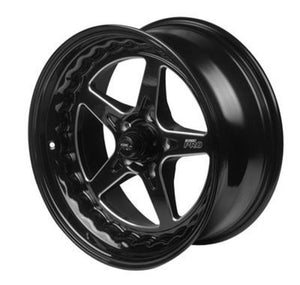 Street Pro Wheels STP002-187000F-BK Street Pro Ll Convo Wheel Black 18X7' Ford Bolt Circle 5X 4.50' 12 4.50' Back Space