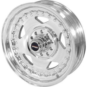 Street Pro Wheels STP005-154000 Street Pro Convo Wheel Polished 15X4' Holden Chevrolet Ford Dual Bolt Circle 1.75' Back Space