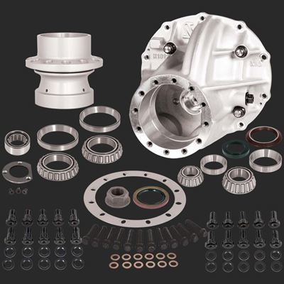 Strange STP3812LTC Ford 9' Diff Ultra Case Package for Large Stem Pinion w/ Coupler Cover