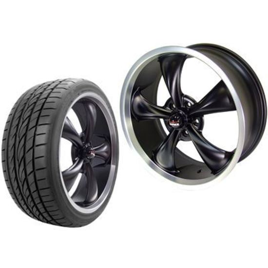 Strange STP695-2085F-MBL 695 Wheel Matt Black/Machined Lip 20x8.5 35 70.7mm Ford