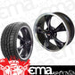 Strange STP695-2085F-MBL 695 Wheel Matt Black/Machined Lip 20x8.5 35 70.7mm Ford
