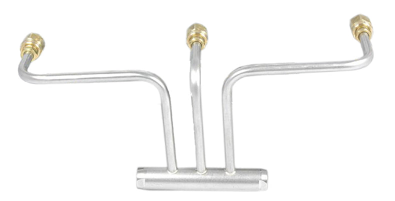 Stromberg STROM9146-BIG S/S Fuel Line Kit Big Bore suit SB Chev w/ 3x2 97 Carburettors