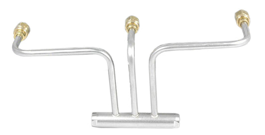 Stromberg STROM9146-BIG S/S Fuel Line Kit Big Bore suit SB Chev w/ 3x2 97 Carburettors