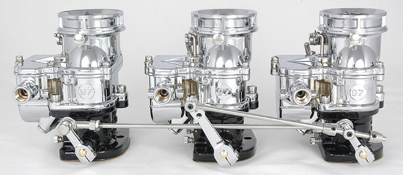 Stromberg STROM9246PRO-CHR Progressive 3x2 Chev Linkage