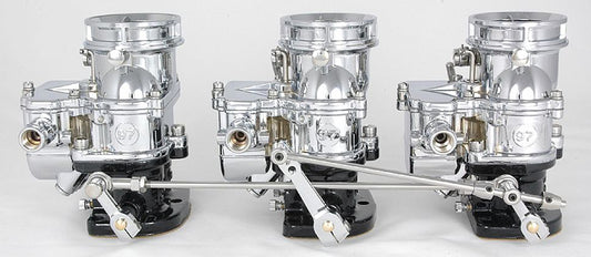 Stromberg STROM9246PRO-CHR Progressive 3x2 Chev Linkage