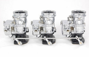 Stromberg STROM9246S-CHR Two Step Linkage Kit suit 3x2 Chev w/ Edelbrock Tripower Carburettors 5-1/2" Spacing